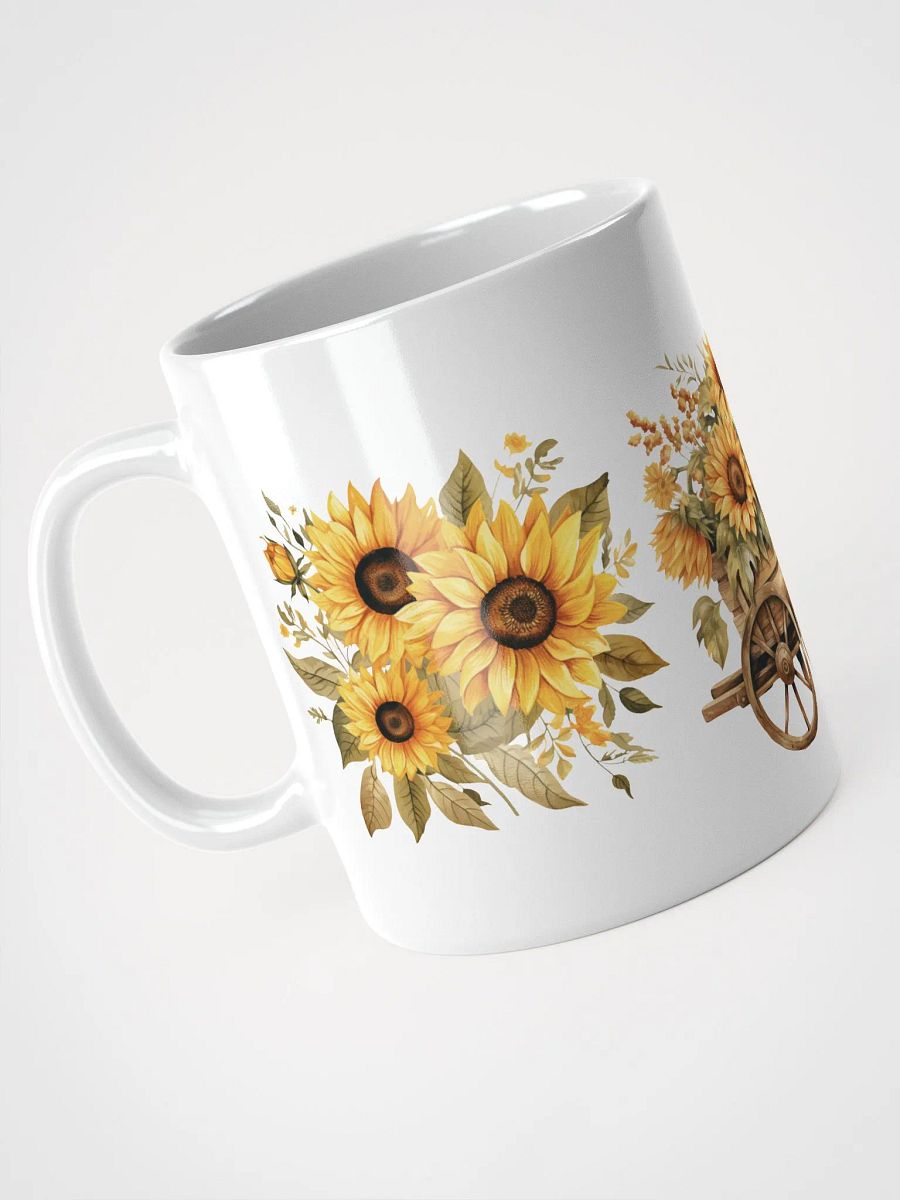 Sunflower Bliss White Glossy Mug product image (3)