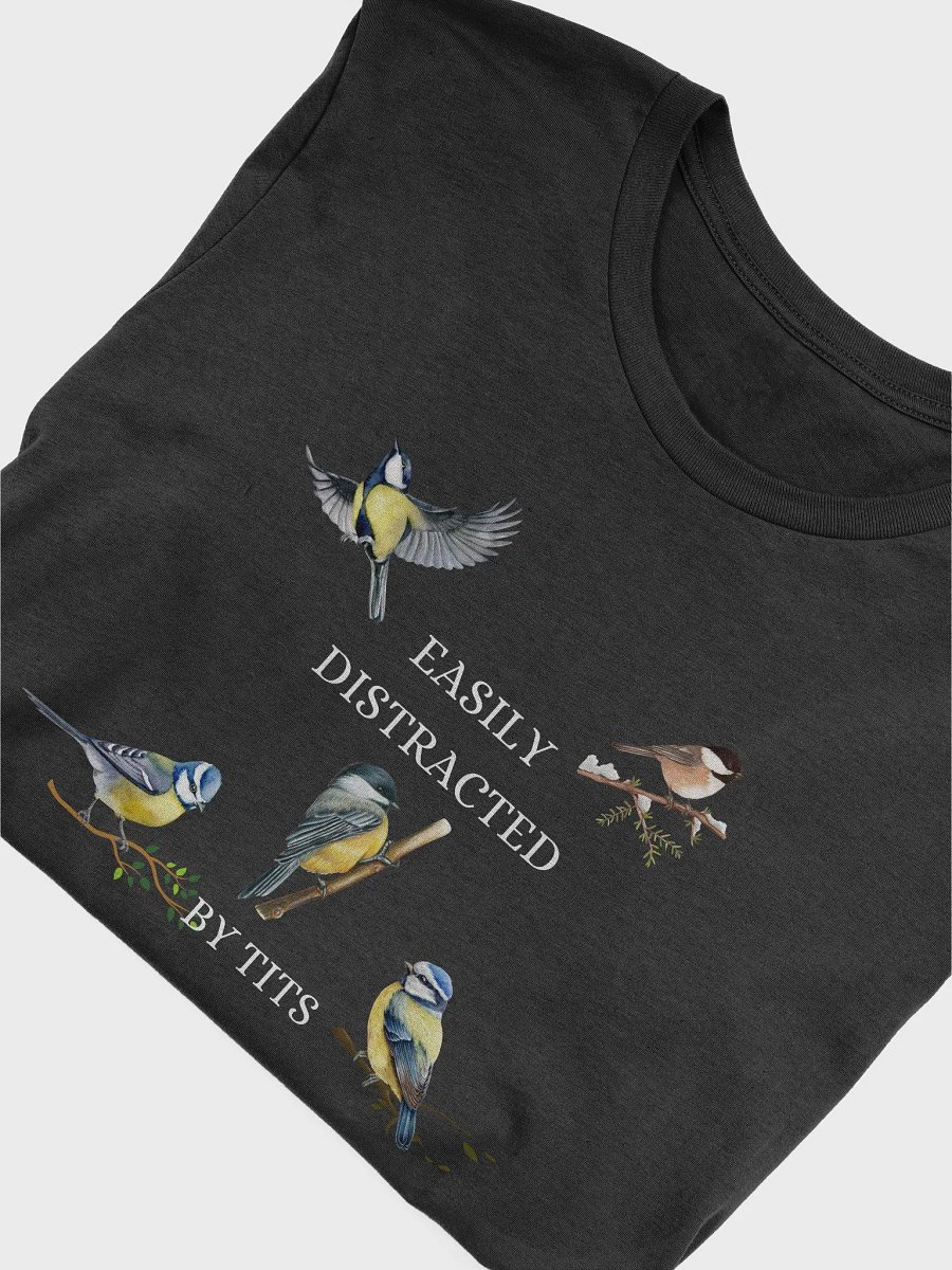 Fun blue tit and coal tit T-shirt product image (38)