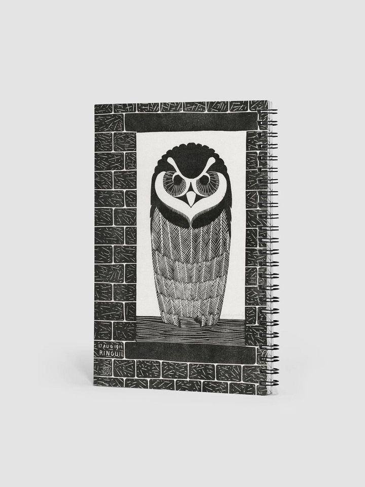 Ringuil: Samuel Jessurun de Mesquita Owl Spiral Notebook product image (2)
