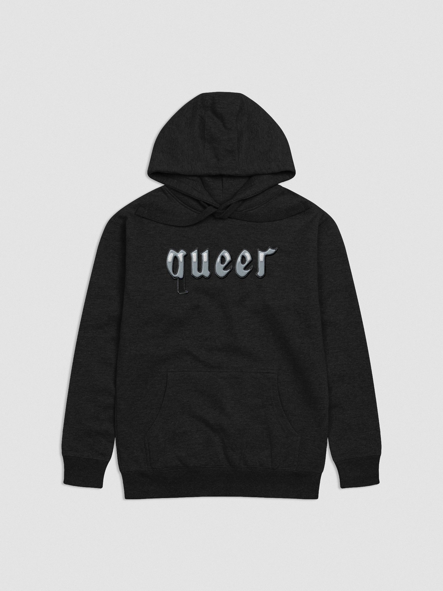 Reflective Queer Cotton Hoodie product image (1)