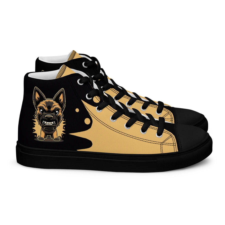 Belgian Malinois Angry Pup - Women's High Top Canvas Shoe product image (3)