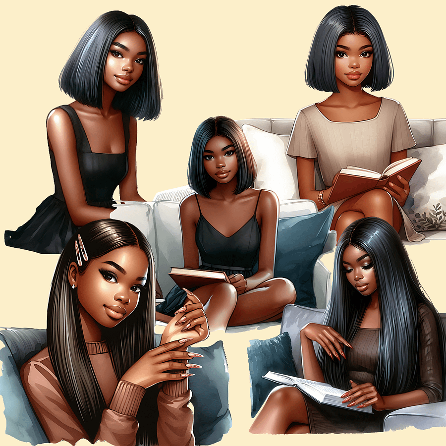 Black reading queen product image (5)