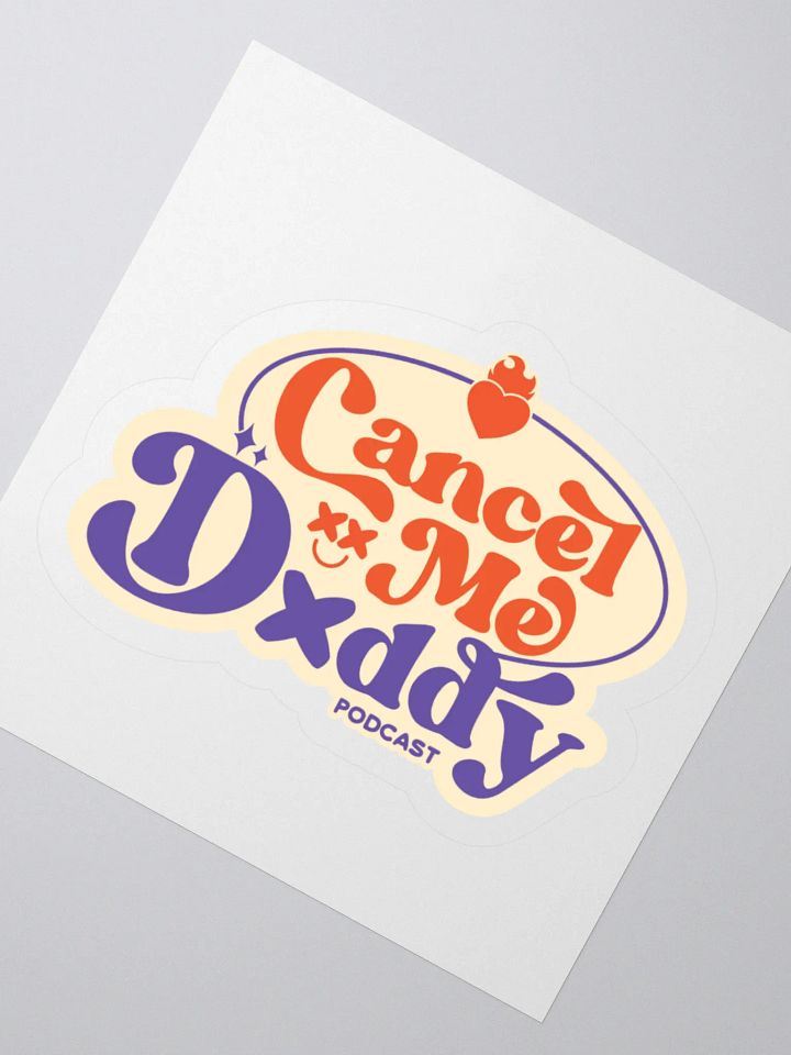 Cancel Me, Daddy logo sticker product image (6)