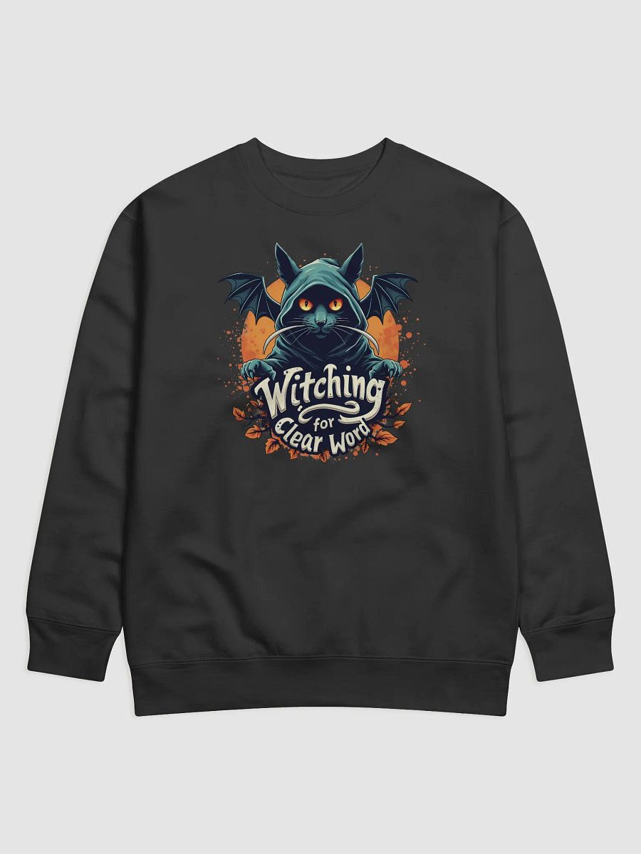 Witching for clear word Premium Sweatshirt product image (1)