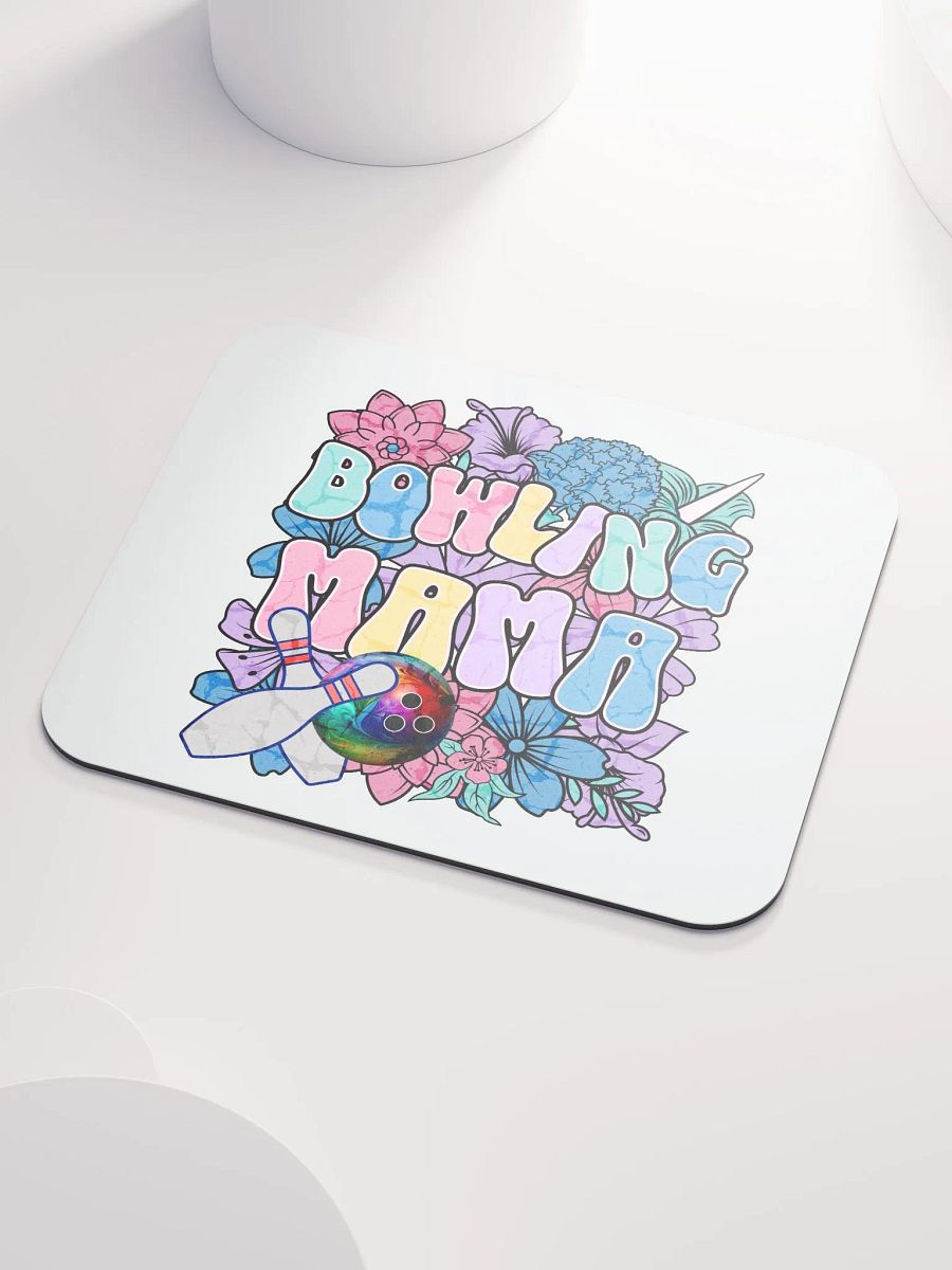 Bowling Mama Floral Blooming Mouse Pad product image (3)
