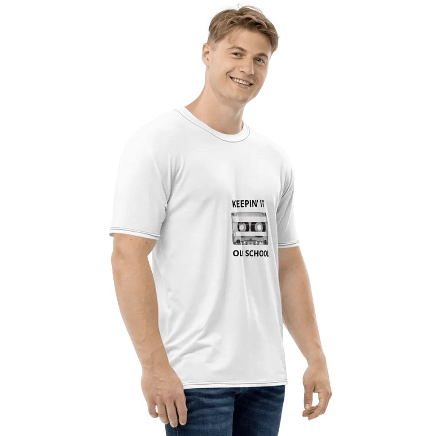 Retro Cassette Tape All-Over Print Tee product image (4)