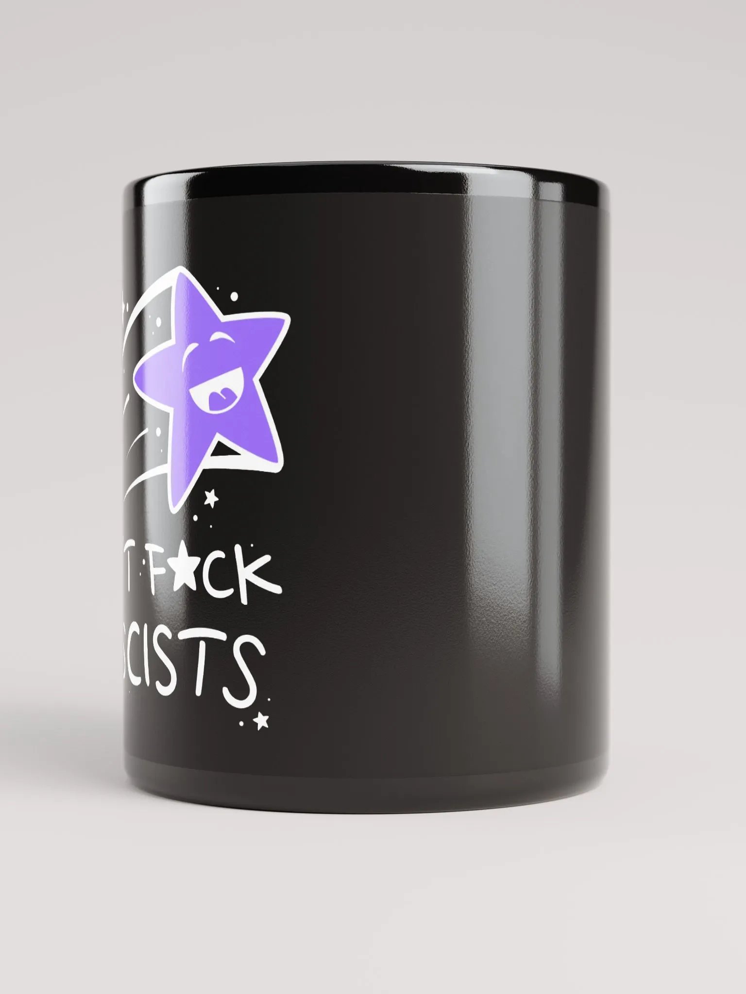 Don't F*CK Fascists Mug - Purple product image (3)