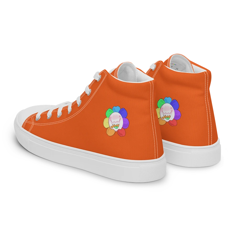 Orange and White Flower Sneakers product image (4)