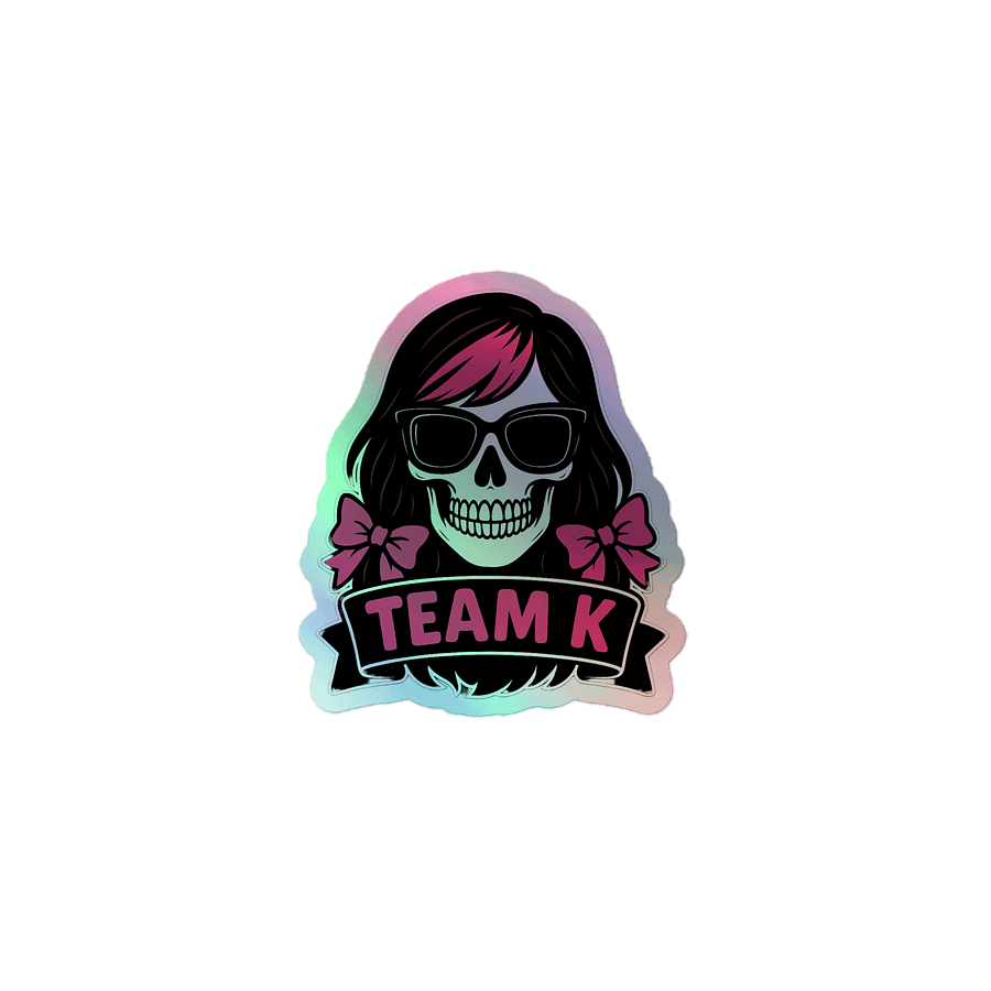 TEAM K (V-6) HOLOGRAPHIC" STICKERS product image (1)