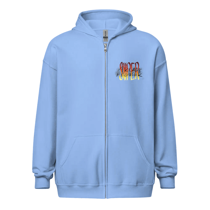 Unisex SUPER Arcade Fighter Zip-Up Hoodie product image (2)