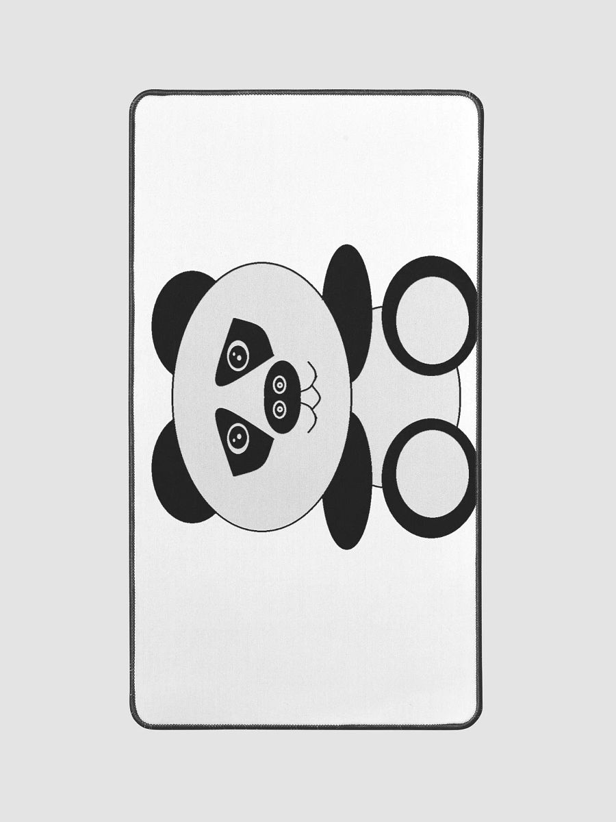 Panda Grid Desk Mat product image (1)