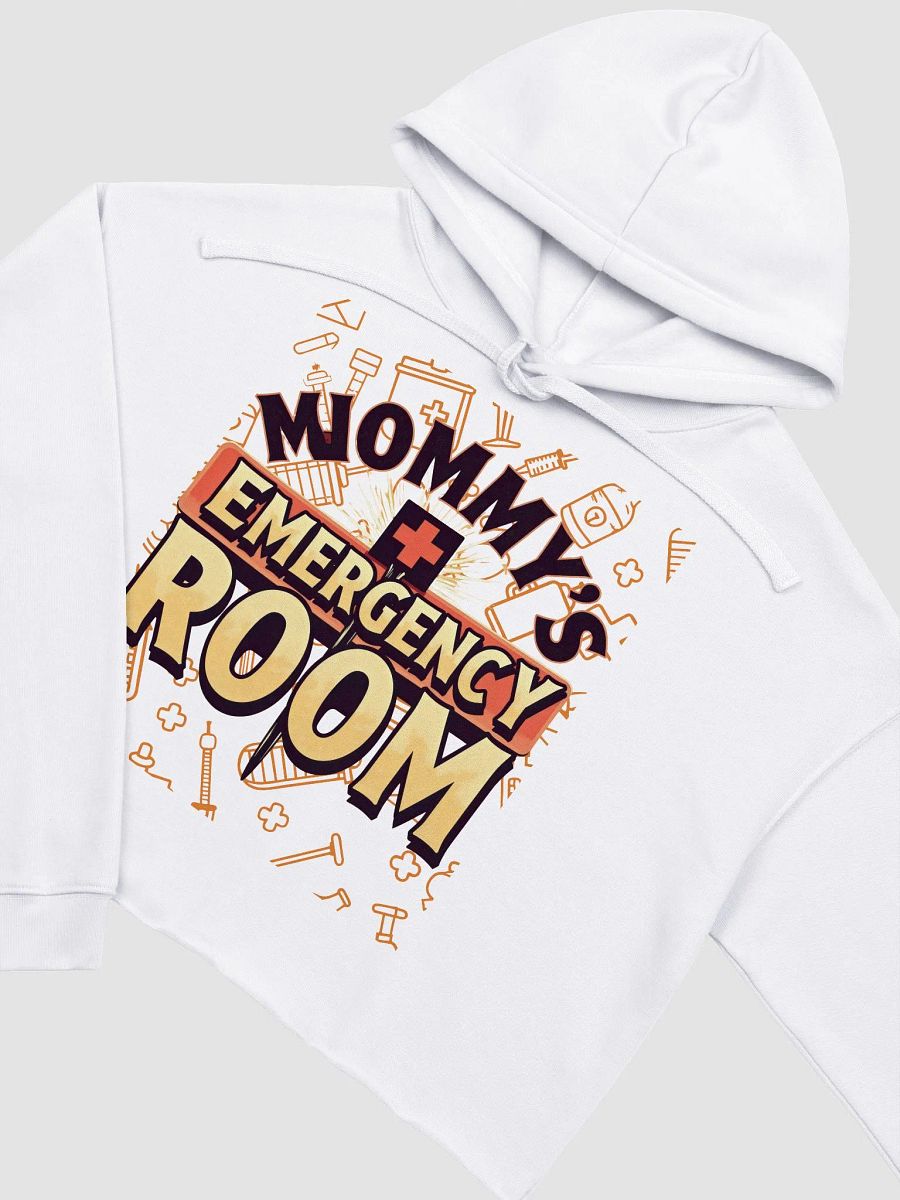 Mommy's Emergency Room Crop Hoodie product image (18)