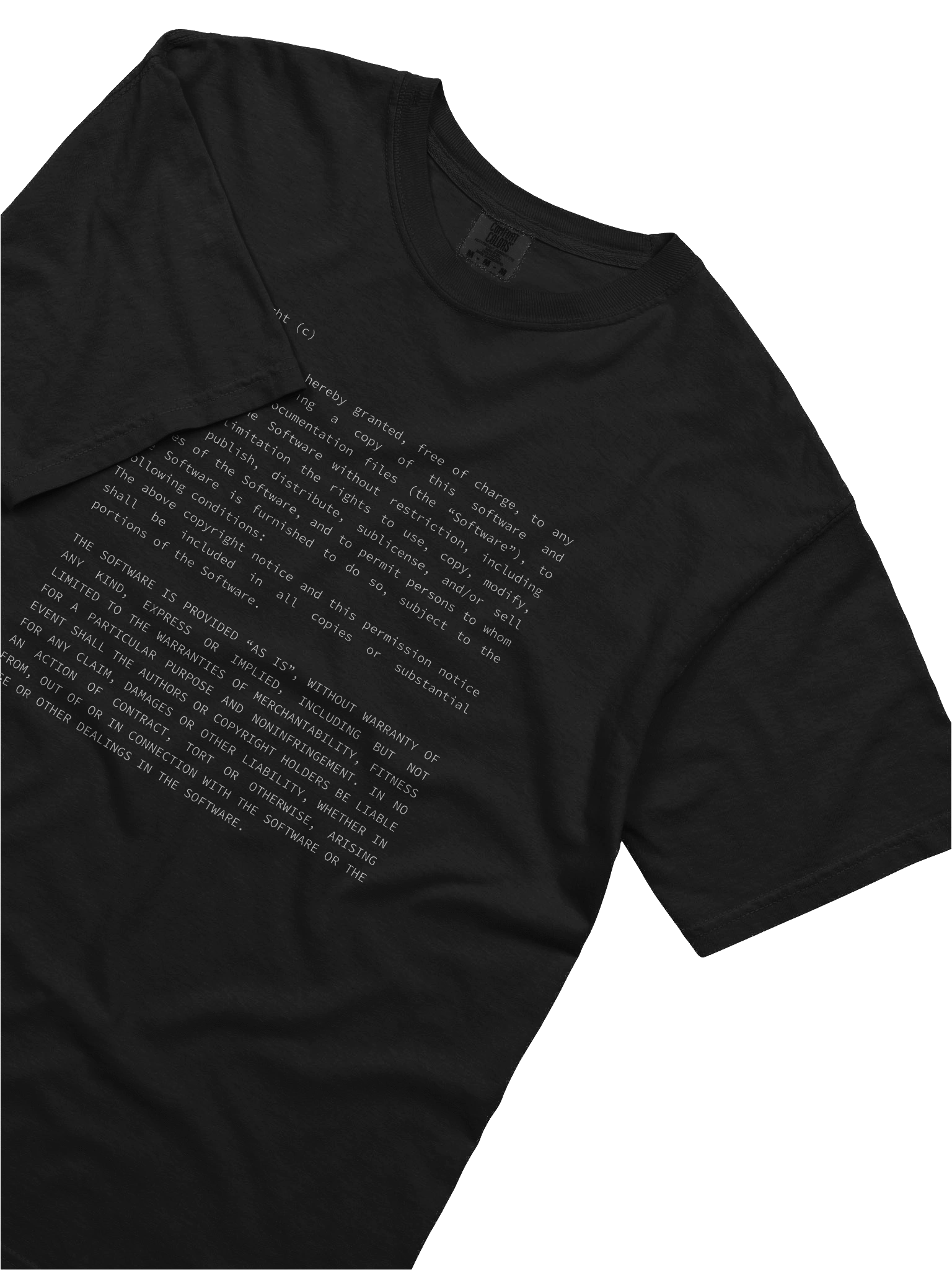 MIT license t-shirt product image (6)