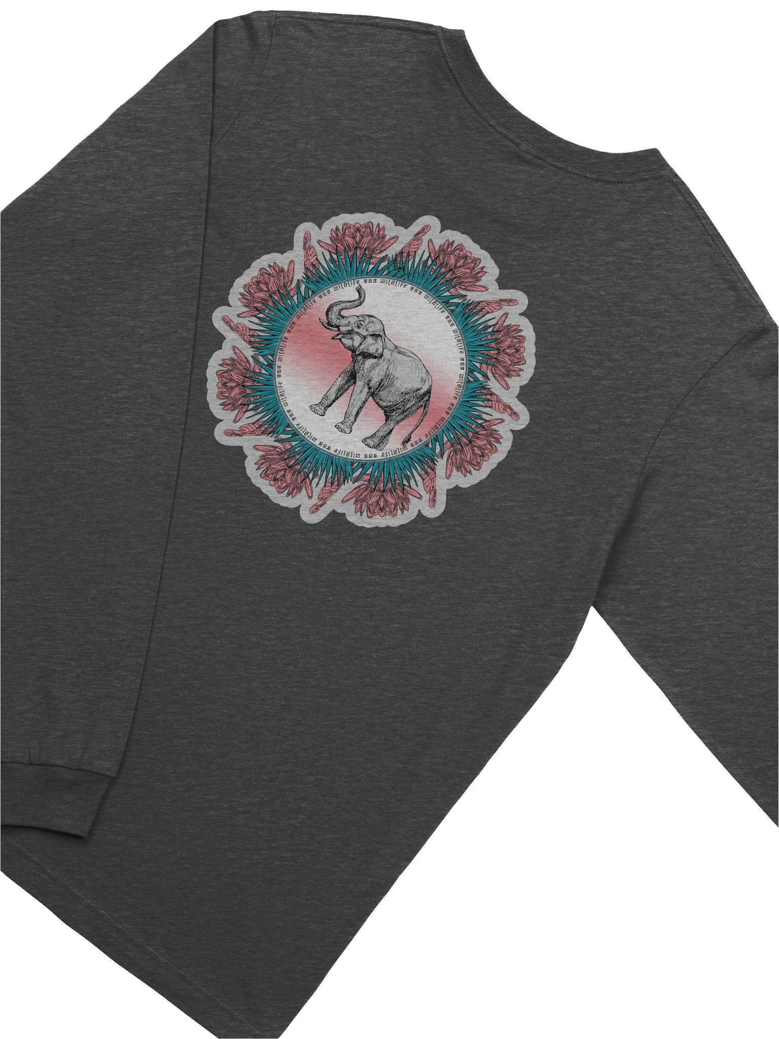 Elephant and Tulips - Woman's Cut Shirt product image (2)
