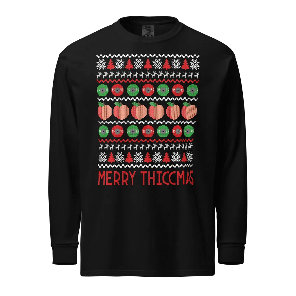 Ugly Sweater Thiccmas Long Sleeve product image (1)