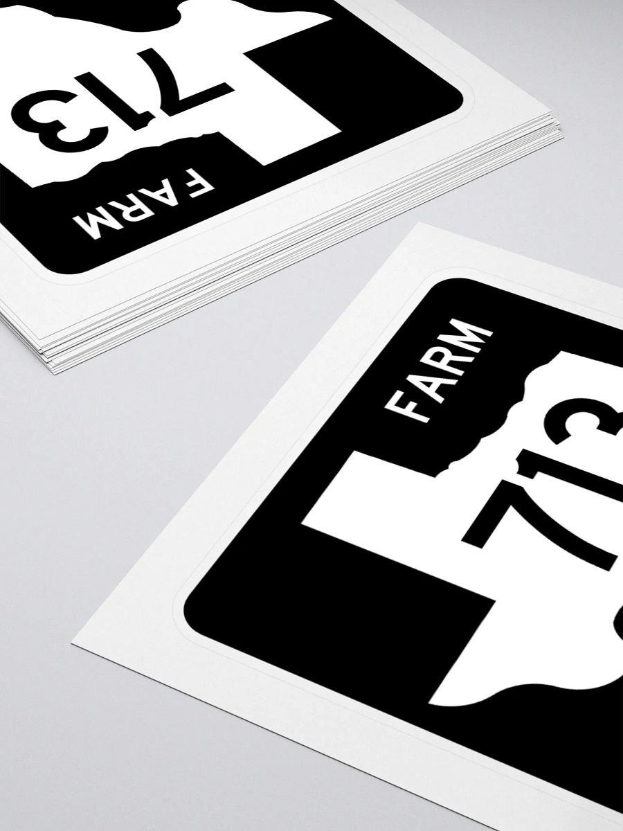Texas Farm Road Sign FM 713 Sticker product image (4)