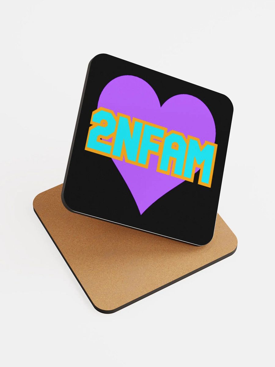 2NFAM Heart Coaster (Black) product image (6)
