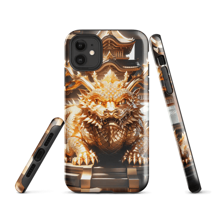 Golden Dragon iPhone Tough Case – Majestic Guardian product image (1)
