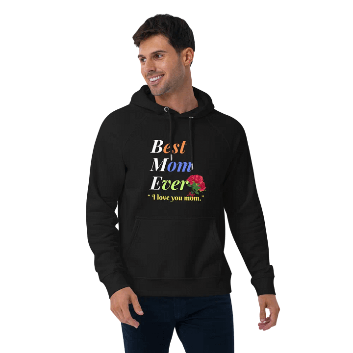 Best Mom Ever SOL'S Unisex Eco Raglan Hoodie product image (2)