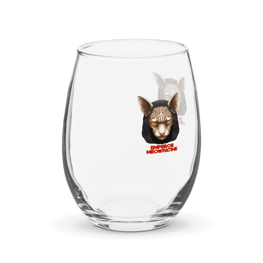 Emperor Meowpatine Wine Glass product image (1)