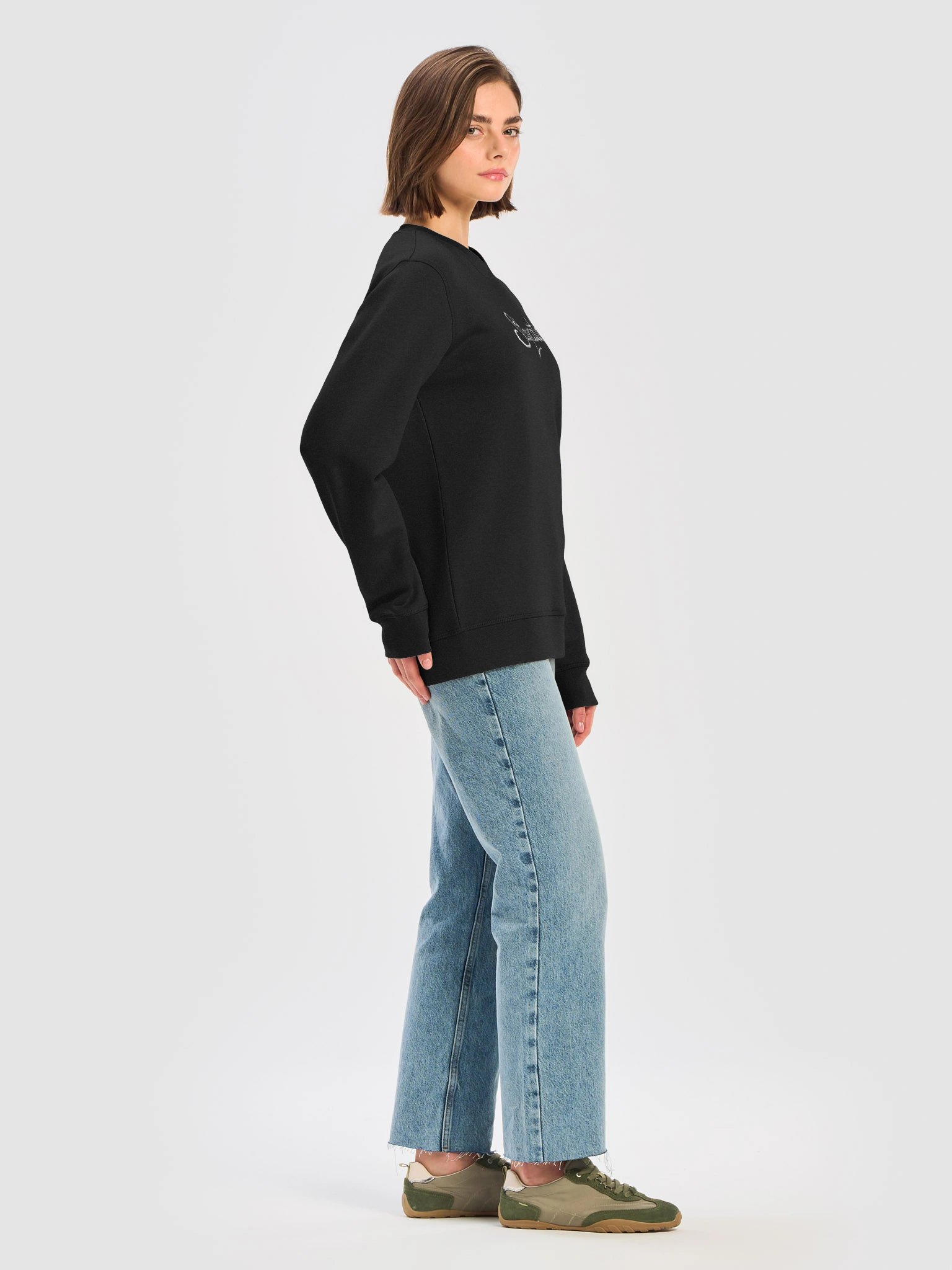 Staycation Organic Cotton Embroidered Sweatshirt product image (7)