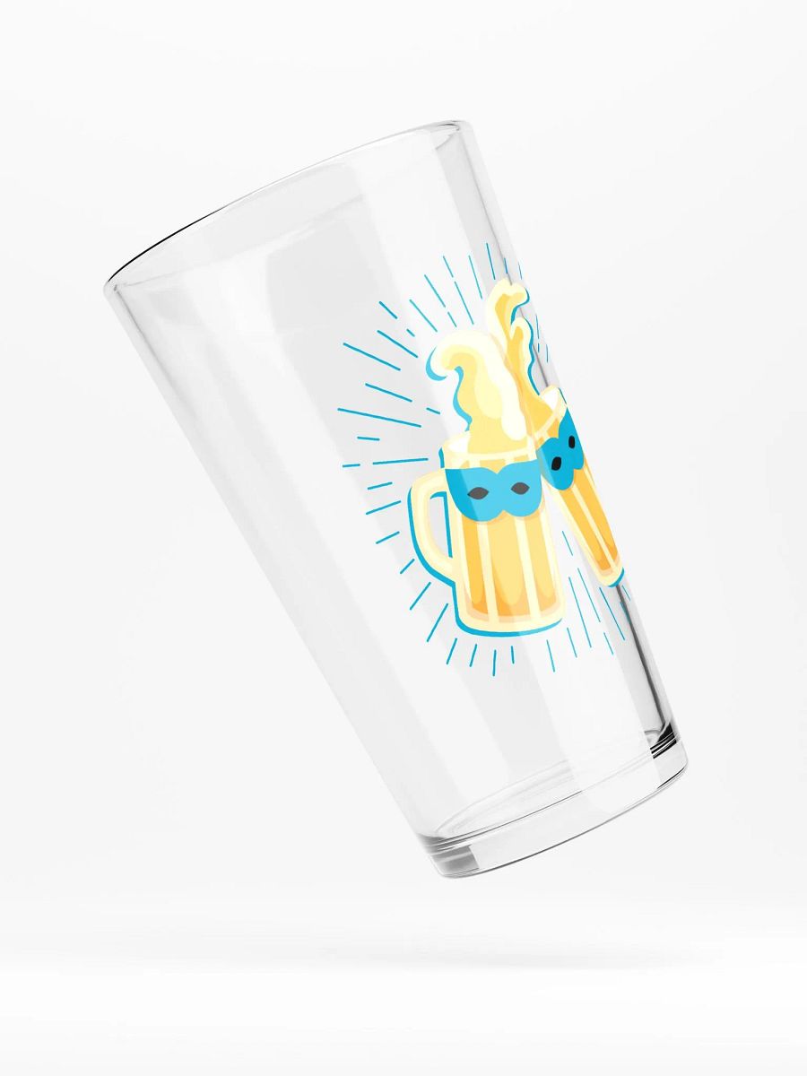 Masked Cheers Shaker Pint Glass product image (4)