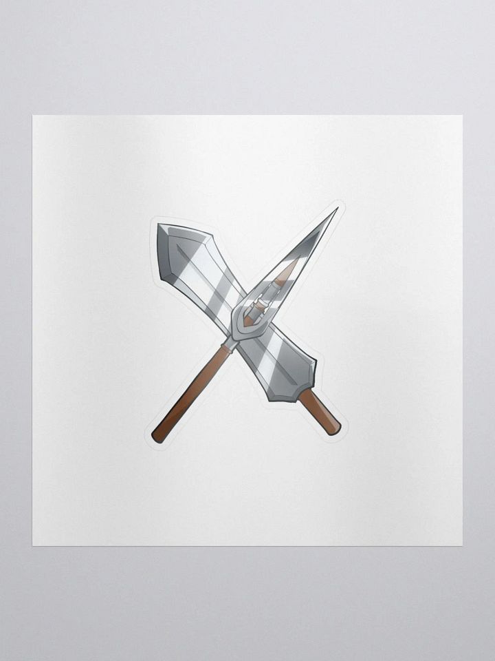Sub badge - Sword & Spear Sticker product image (1)