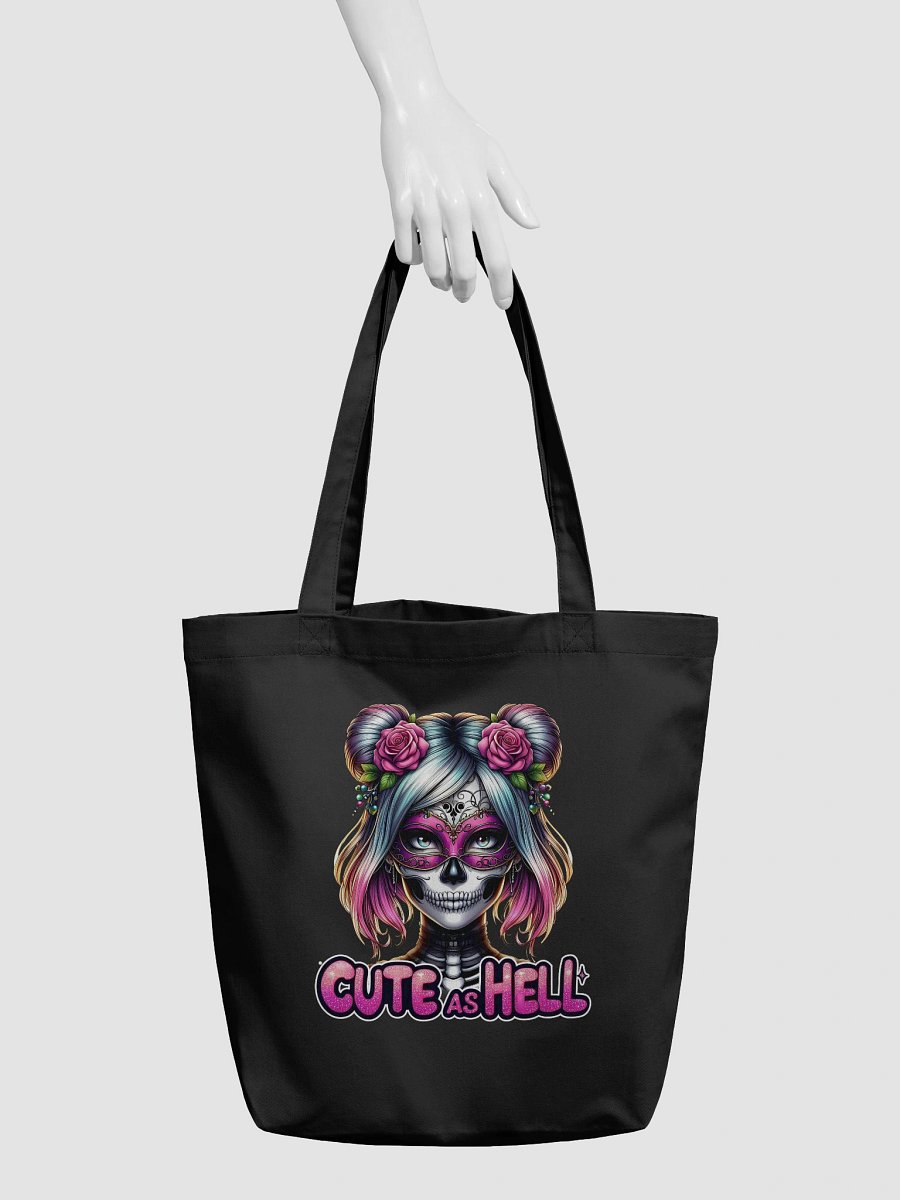 Cute as Hell Skull Tote Bag product image (3)