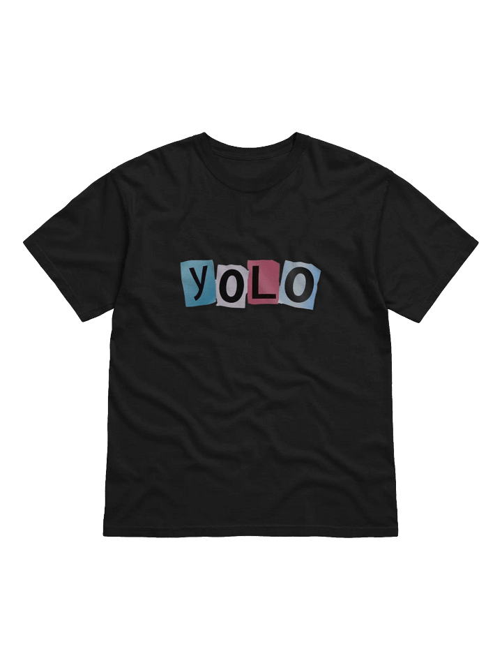 YOLO Cutout Magazine Style T-Shirt product image (4)