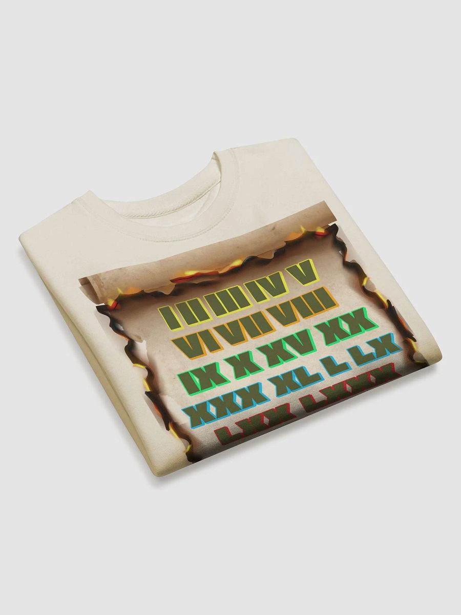 Roman Numeral Artistic Design Sweatshirt product image (18)