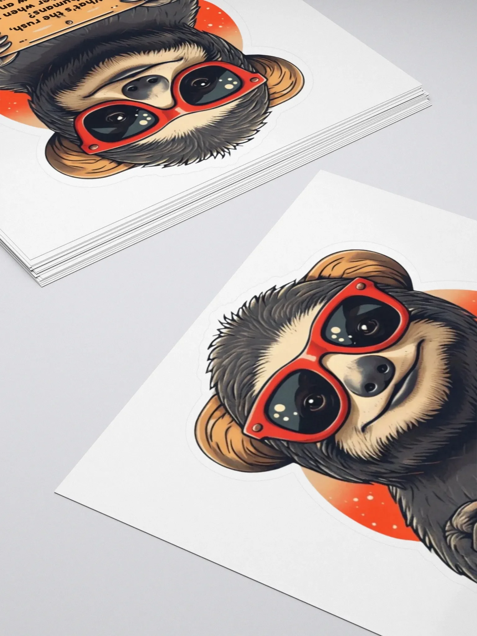 Happy Sloth Appeal Sticker product image (11)