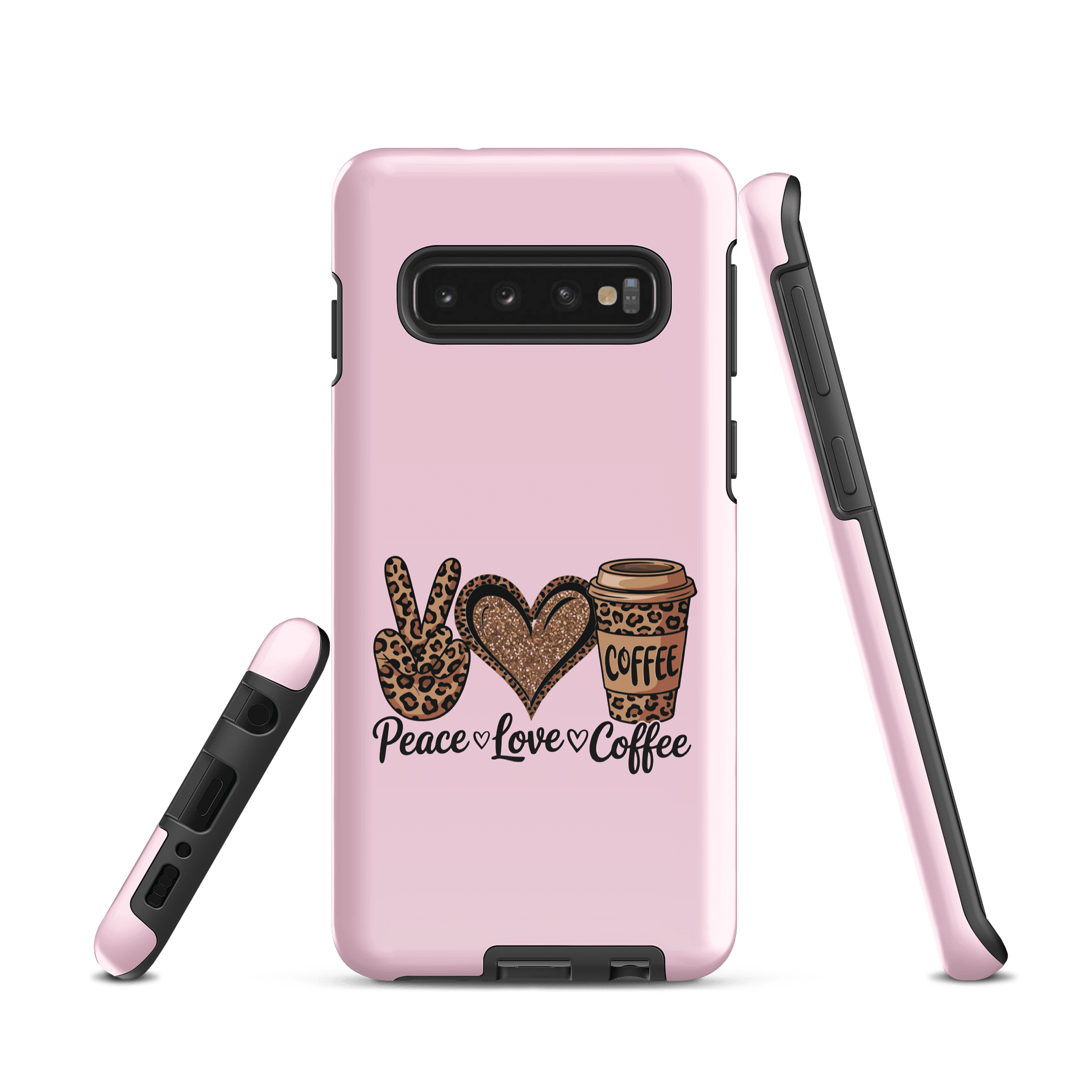 Peace, Love, Coffee Samsung® Tough Case product image (1)