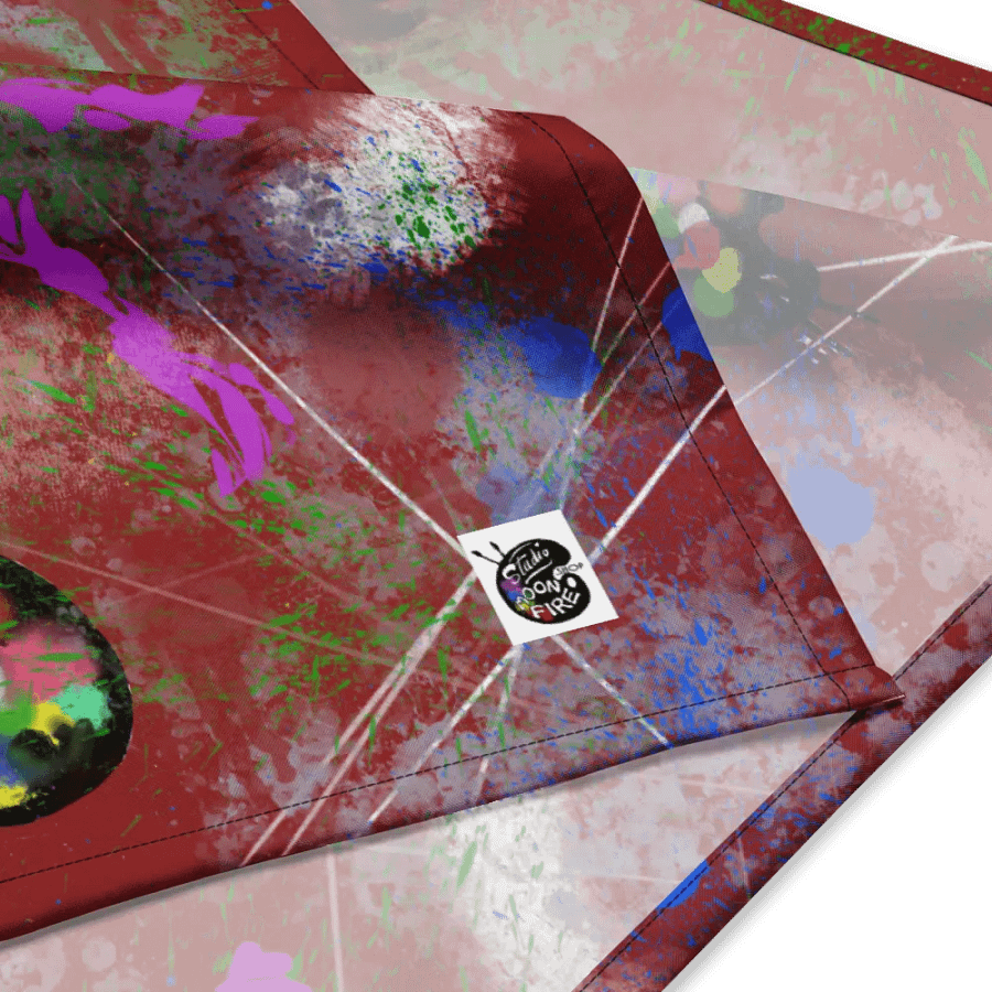 SplatterWear #2 Bandana/Radish product image (5)
