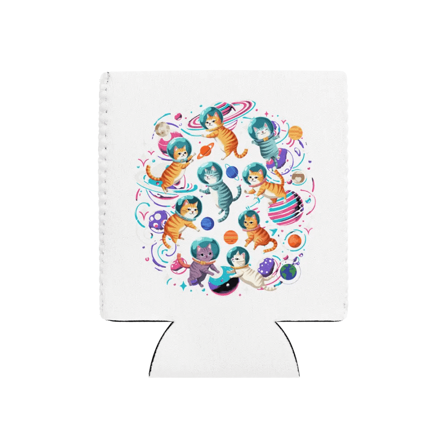 Cat In Space Cosmic Can Cooler product image (1)