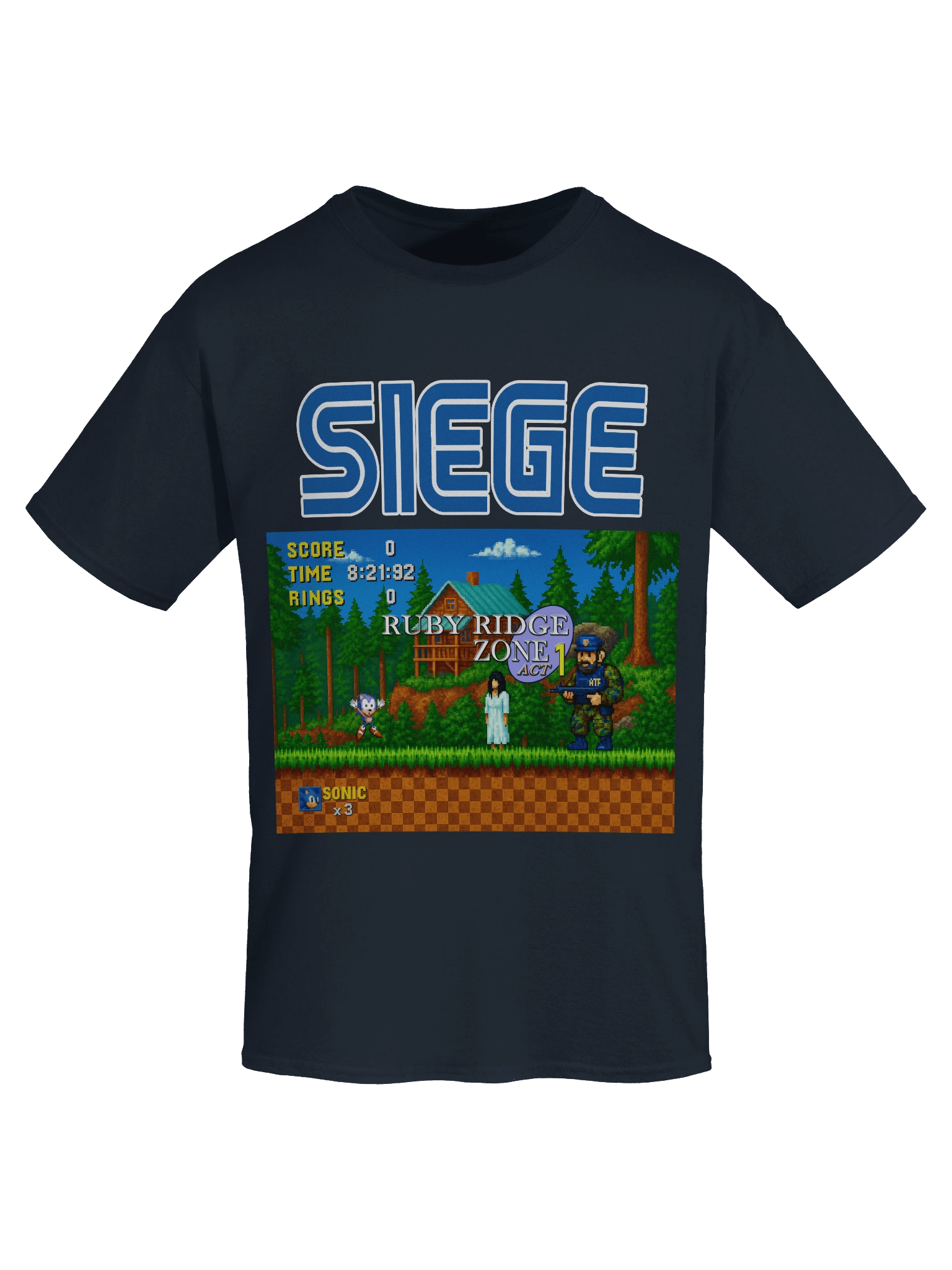 Sanic Ruby Ridge Siege Tee product image (23)