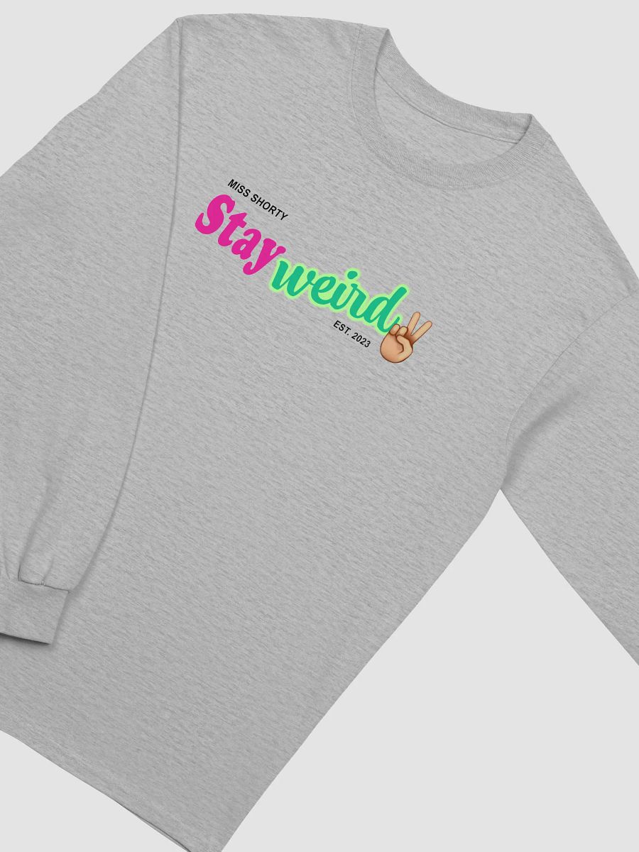 Stay Weird with a Peace Sign Light Shirt -- Unisex, please check sizing chart product image (12)