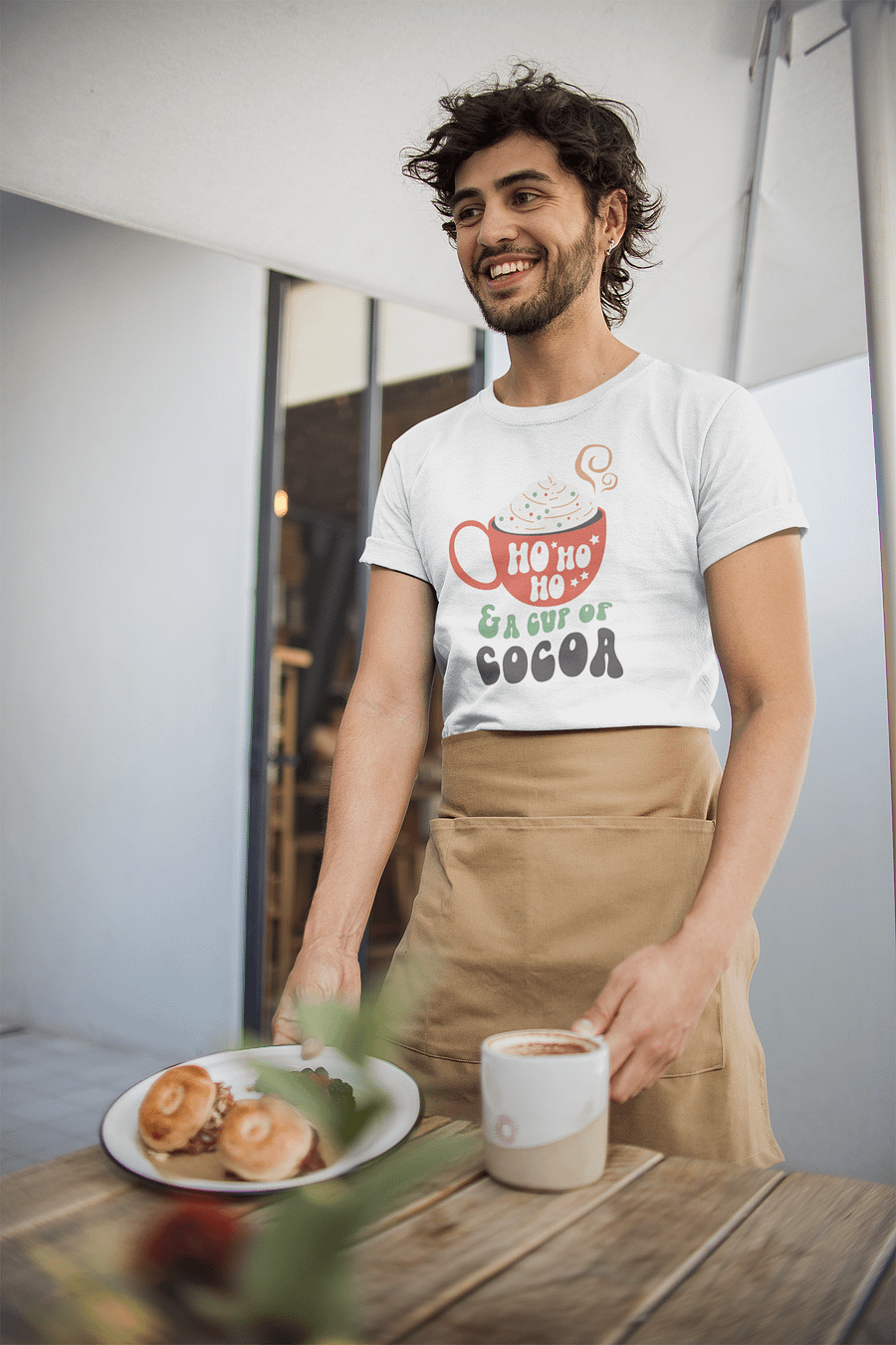 Ho Ho Ho Hot Chocolate Mug T-Shirt product image (2)