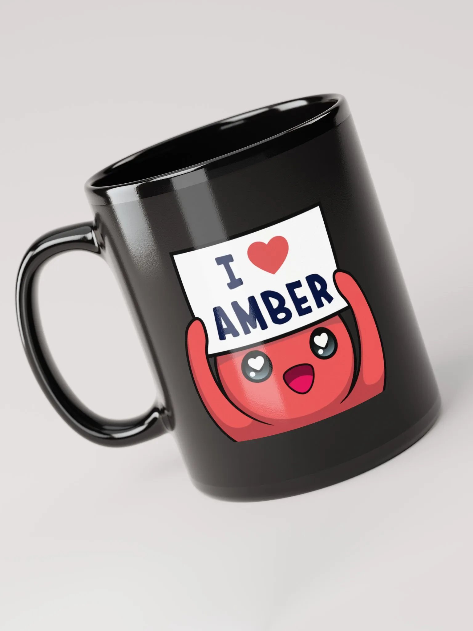 I ❤️Amber Mug Black product image (4)