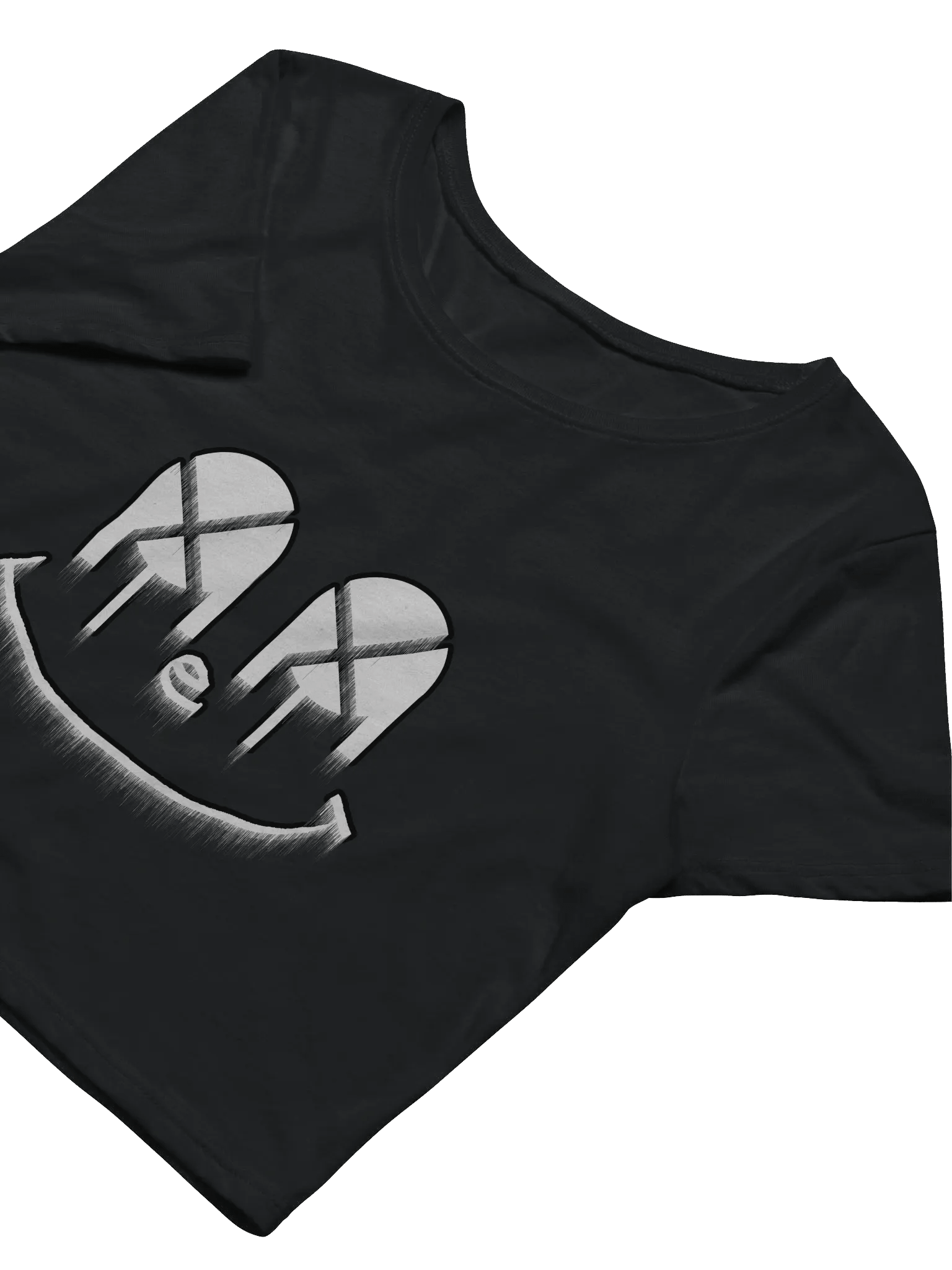 Glitchface Women's Crop Tee product image (9)