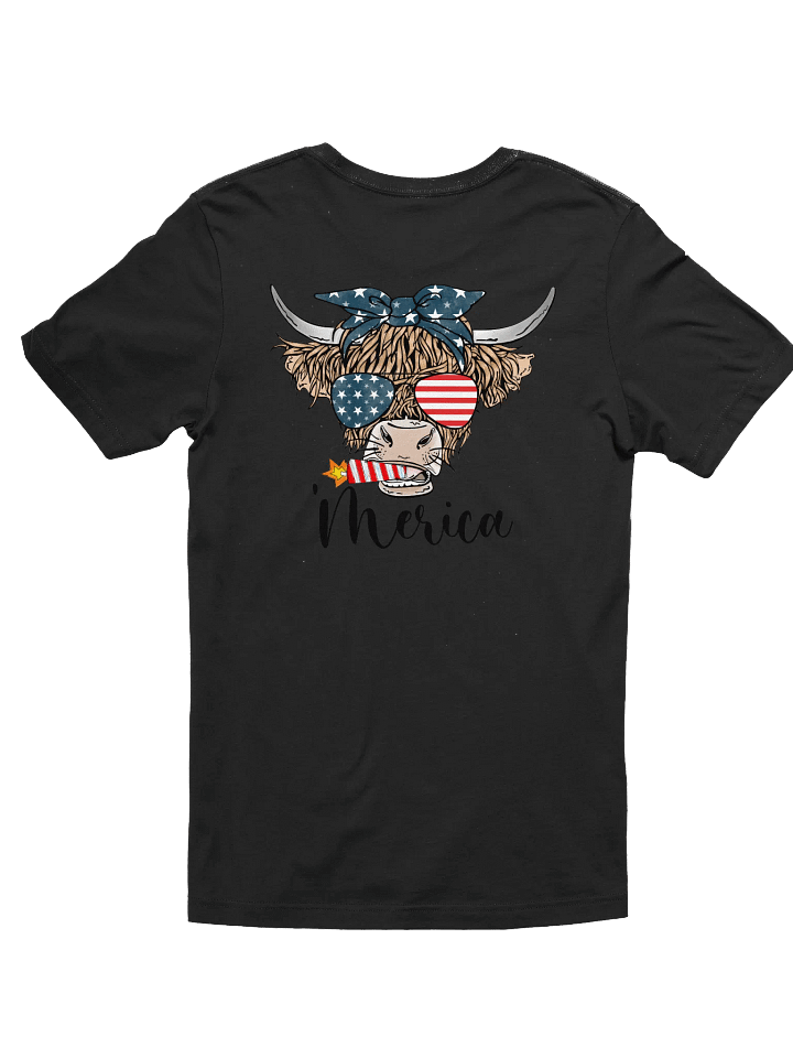 Mann Pyro T-Shirt ( Patriotic Cow) product image (2)