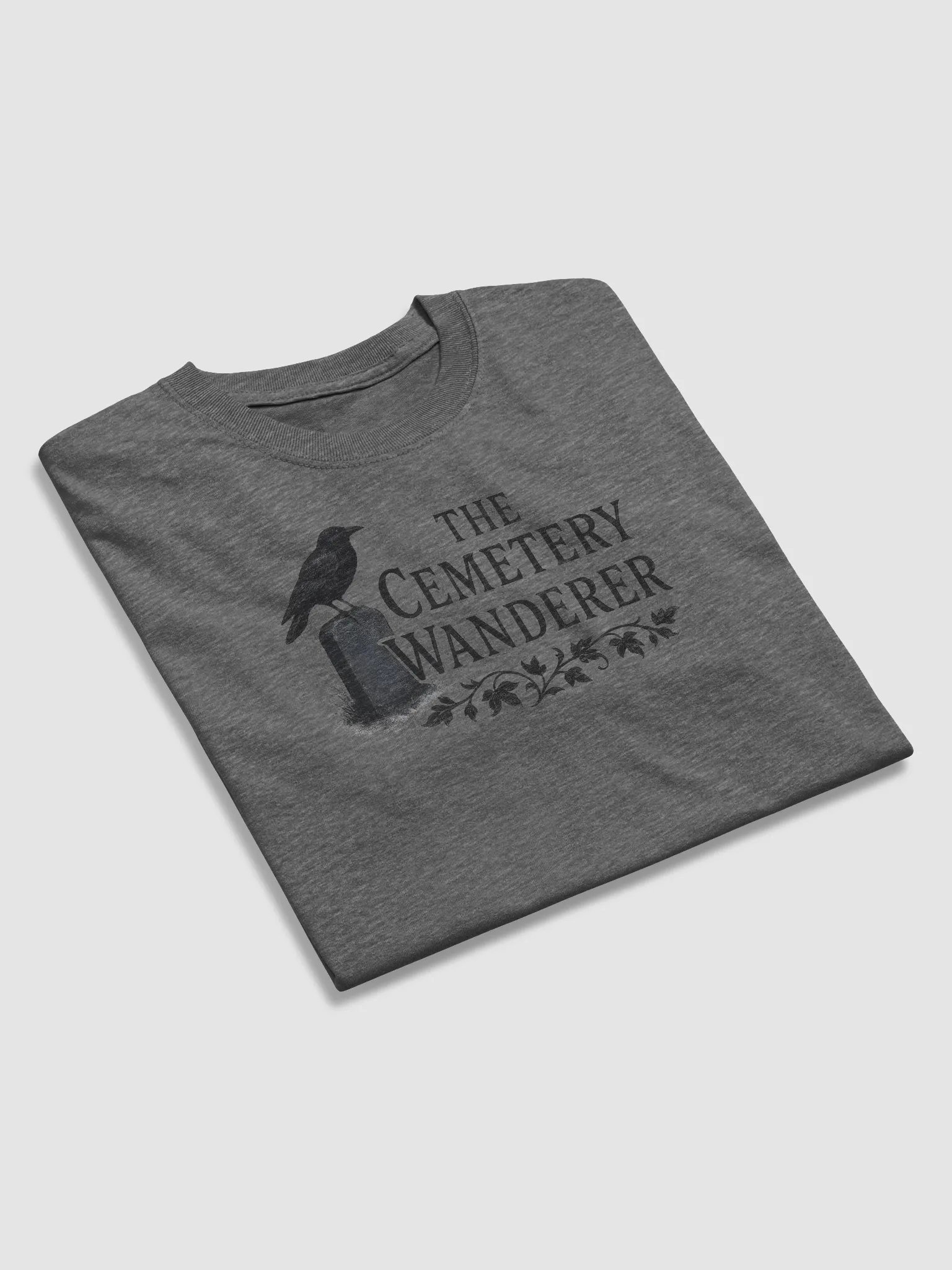 The Cemetery Wanderer Crow Relaxed Tee product image (45)