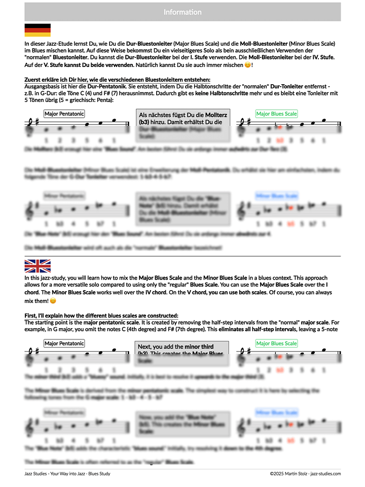 Mixing Major and Minor Blues Scales - Alto Saxophone Blues Solo product image (2)