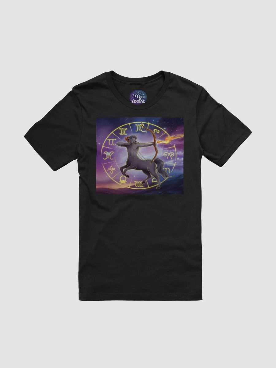 Sagittarius Zodiac Unisex Supersoft T-Shirt with Cosmic Design product image (3)