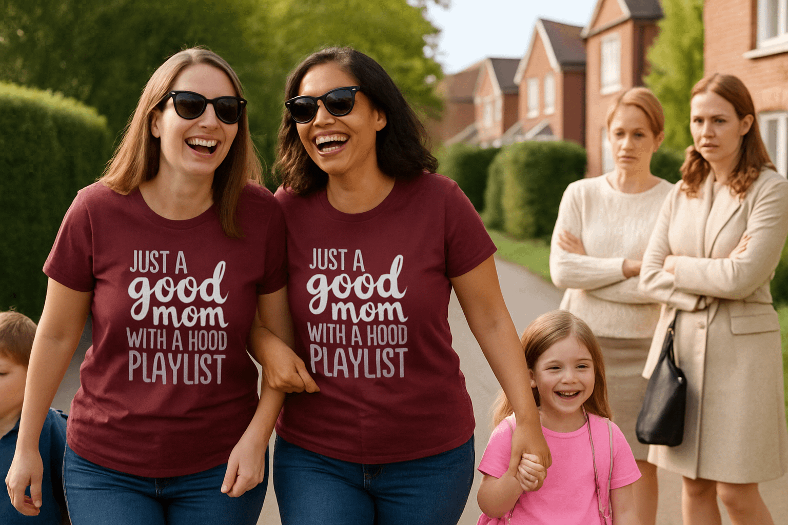 Good Mom, Hood Playlist T-Shirt product image (6)