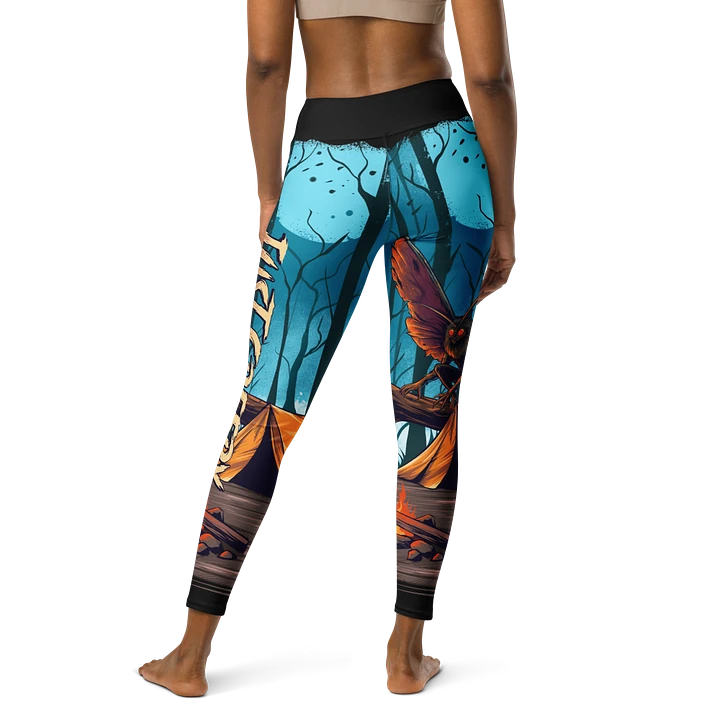 Eerie MothMan Forest Yoga Leggings product image (2)