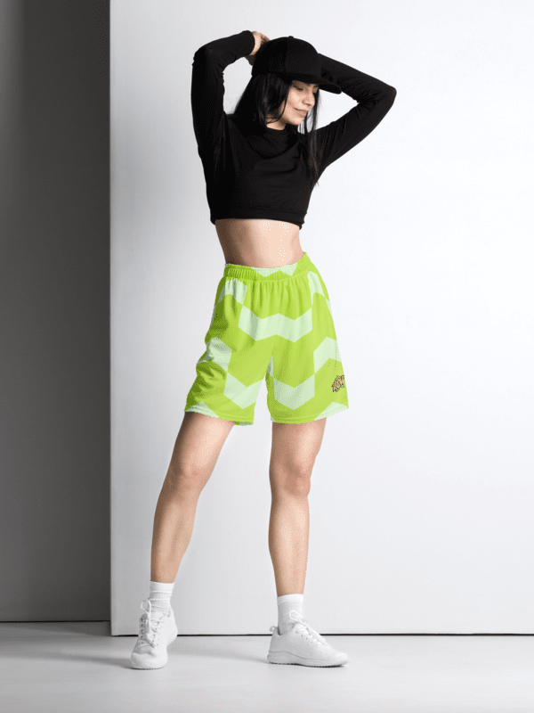All-Over Print Recycled Unisex Mesh Shorts product image (2)