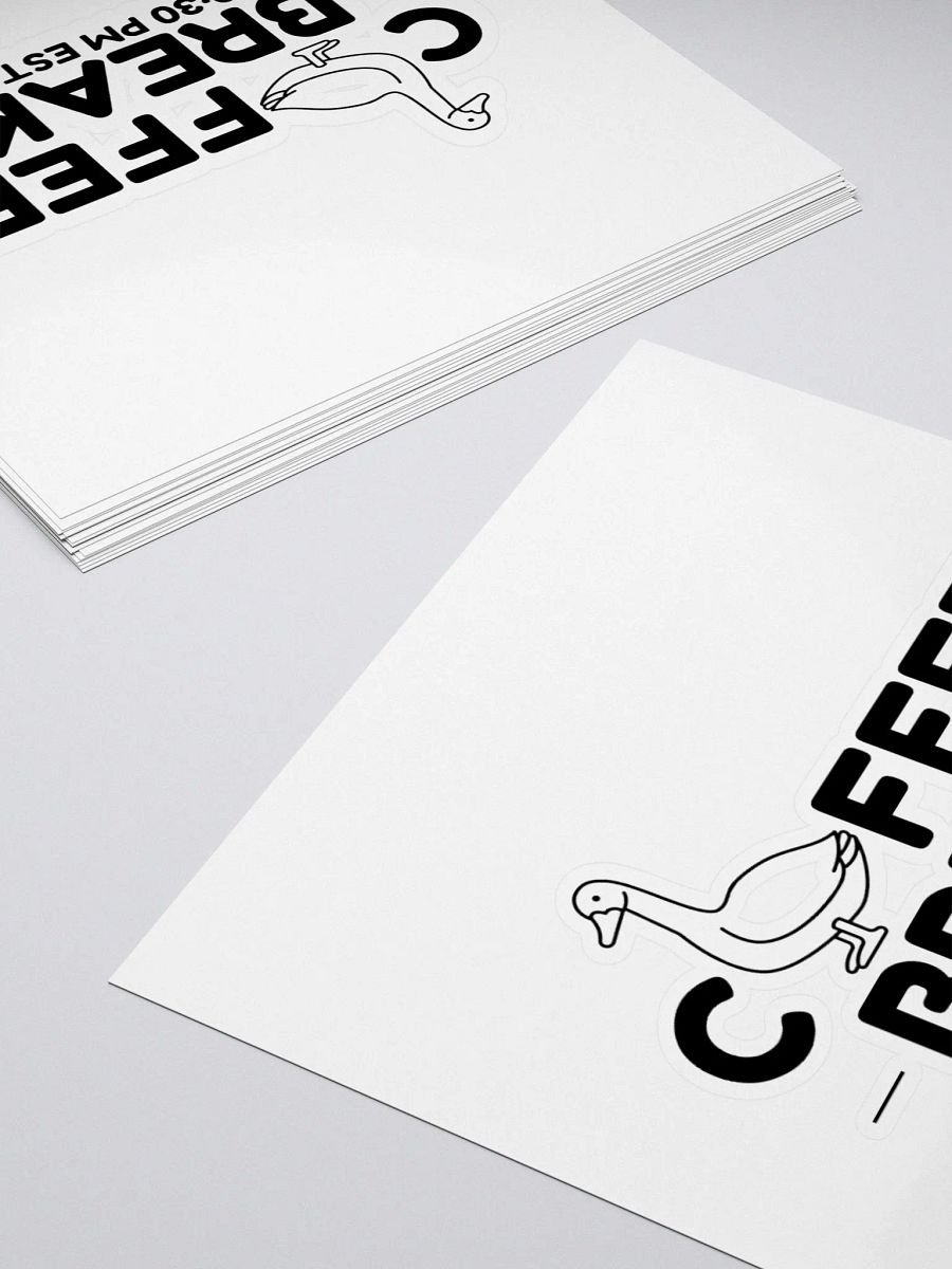 Coffee Break Sticker with Some Sticky Residue product image (4)