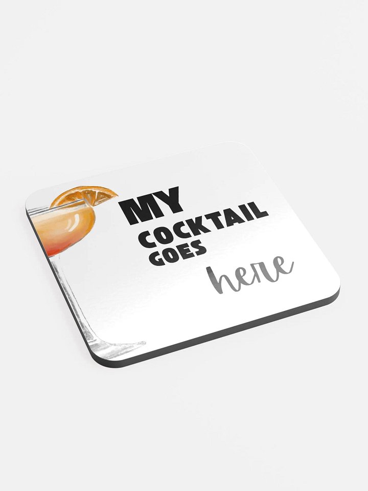 My Cocktail Goes Here Coaster Set product image (2)