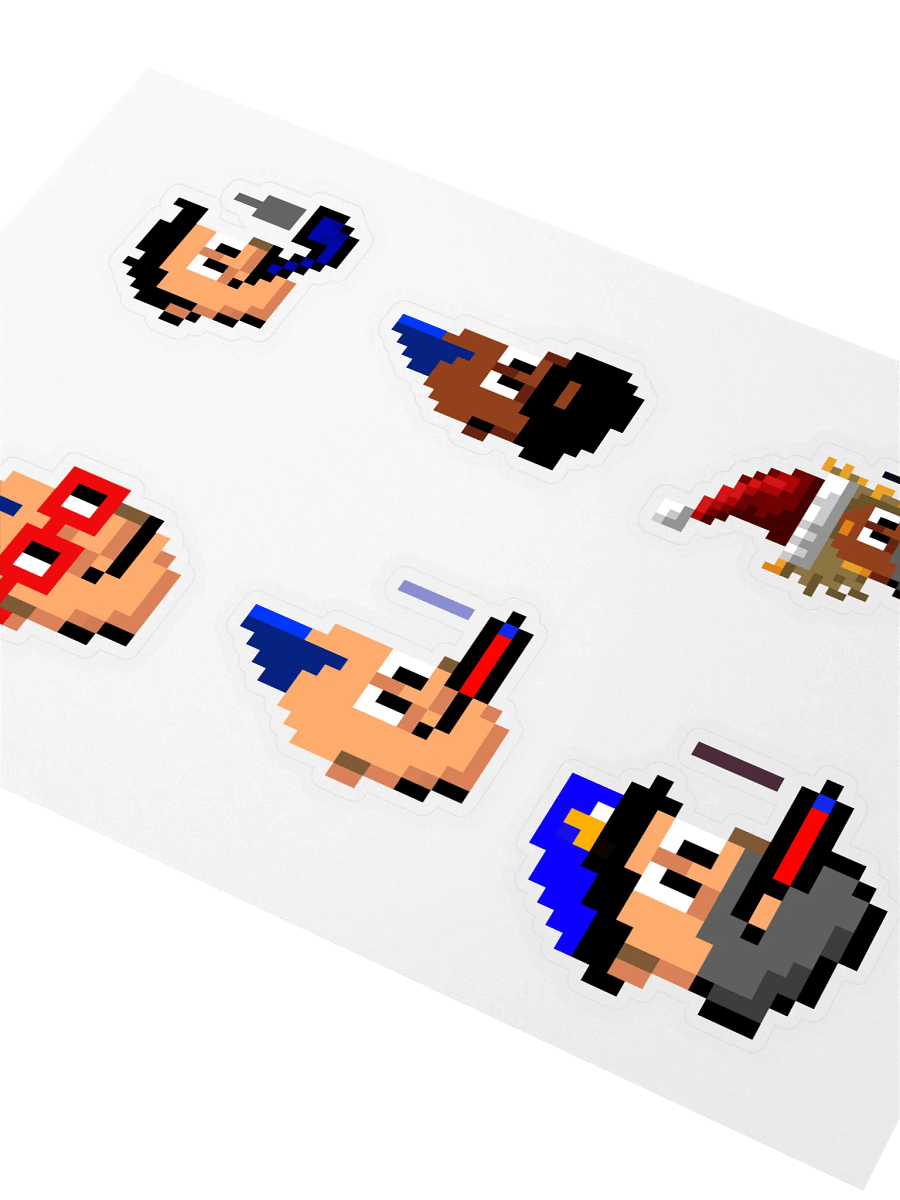 Bario Punks Sticker Sheet #1 product image (3)