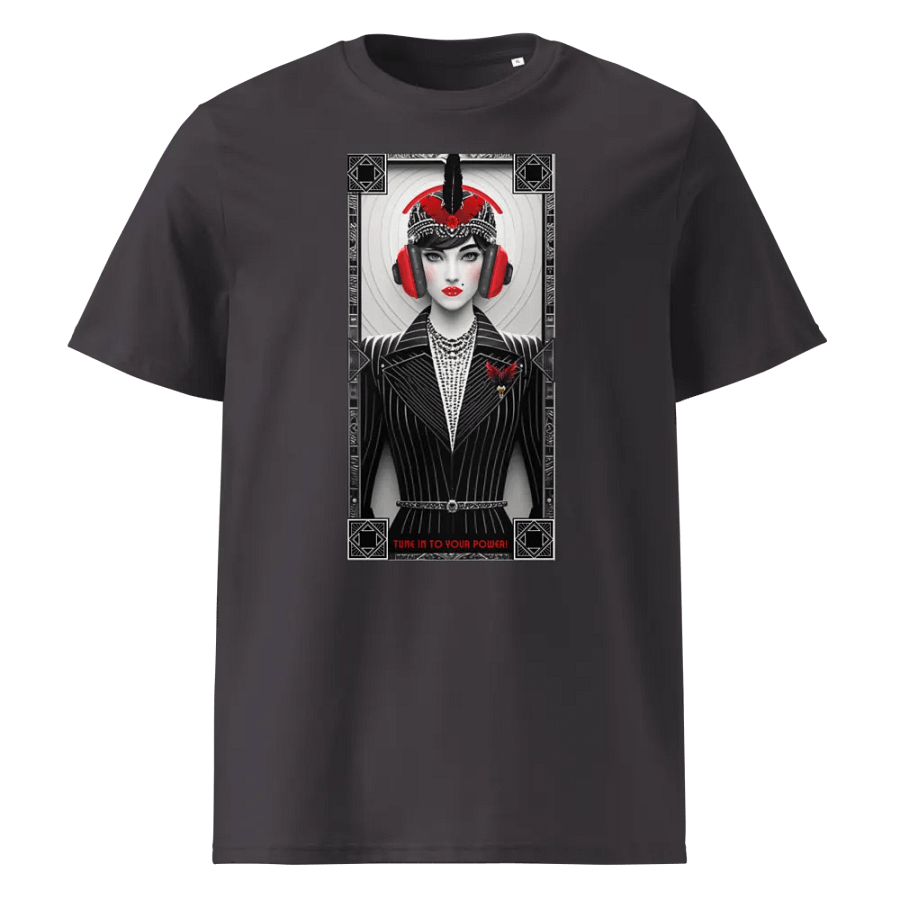 Tune into your Power Unisex Organic Cotton T-Shirt. product image (5)